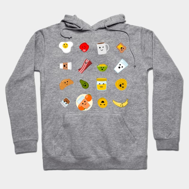 Cute Breakfast Hoodie by citypanda